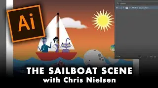 Ai - Chapter 3 - DRAWING A SAILBOAT SCENE in Adobe Illustrator
