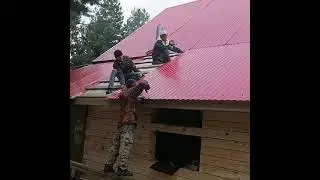 Монтаж пристройки в с.Шипово