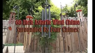 60 inch Astarin Wind Chime Surounded By Four