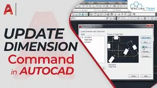 How to Use Update Dimensions Command in AutoCAD | Update Dimensions Tool Explained