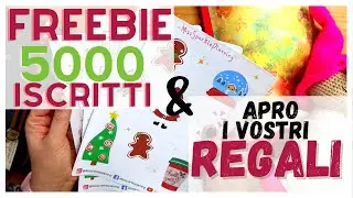 FREEBIE 5000 ISCRITTI e Apro i vostri regali 🎁😍 Bullet Journal ITA