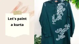 Easy Fabric painting tutorial for beginners