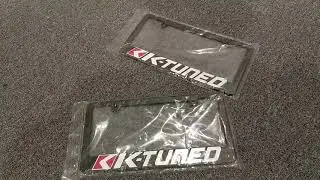 K-Tuned License Cover Plate
