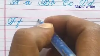How to write neat alphabet | handwriting | neat and clean handwriting