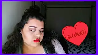 Red Lip with Warm eyeshadow Valentines Look || Jasmin Vega