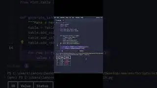 CLI live table in python 🐍💻💥 