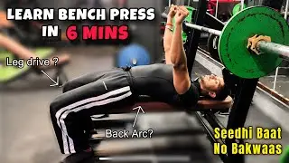 You’re Doing Bench Press Wrong – FIX IT IN 6 Minutes | SEEDHI BAAT NO BAKWAAS