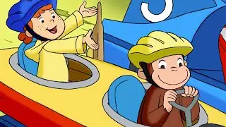 Jorge maneja un auto de carreras | Jorge El Curioso | Dibujos Animados en Español