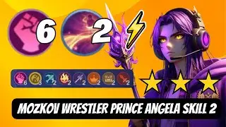 HYPER MOZKOV WRESTLER PRINCE !! ANGELA SKILL 2 !! COMBO TERKUAT MAGIC CHESS MOBILE LEGENDS !!