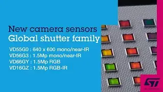 New camera sensors : Global shutter family