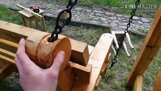 Садовые качели своими руками! Из подручного материала!
