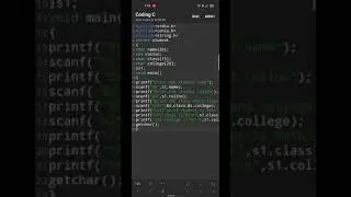 Students Information In C-Programing | 