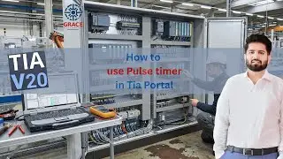 How to use Pulse timer in TIA Portal