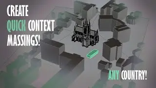 Create Context Massing in Minutes Free using Blender! (ANY COUNTRY)