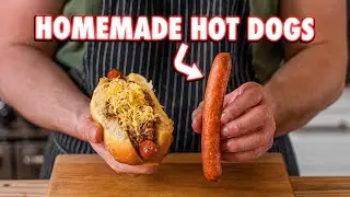 Making The Perfect Hot Dog Completely from Scratch (Chili Cheese)