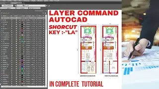 Layer Command in AutoCAD.|| Complete Tutorial.. 