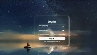Login Form in HTML & CSS | Part 1