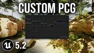 Unreal 5.2 customize  PCG SplineExample of Electric Dreams (1º part )