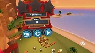 Angry Birds VR iSLE of Pigs Meta Quest 2 3 Virtual Reality Game Play