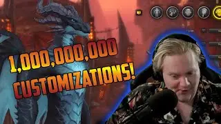 Daedraflame Customizes a Dracthyr Dragonflight Alpha Gameplay