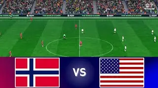 FC 24:  NORWAY (w) vs. USWNT | Sep 5, 2024 | International Friendly | PS5 Gameplay