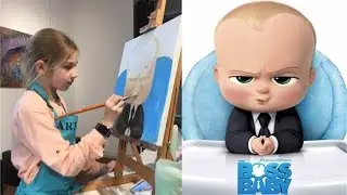 Бэби Босс Молокосос Целый урок рисования the Baby Boss мультик. Моя премьера