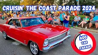 Cruisin' the Coast 2024 | Classic Car Parade Craziness!!