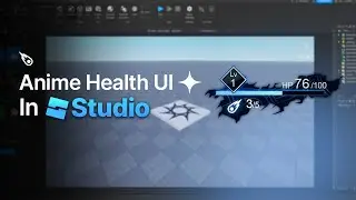 How To Make An Anime Health UI in Roblox Studio