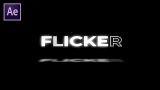 Flicker Text Animation in After Effects | Flickering Text Effect Tutorial