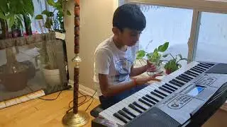 Kannana Kanney Piano cover/ Vinnava's music progress/autism succeeds #autism #autismintamil #dimman