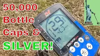 Metal Detecting Over 50,000 Bottle Caps & Finding Treasure!