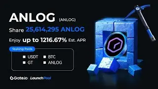ANLOG Launchpool From Gateio | Stake and earn  APR #Gateio #launchpool #anlog