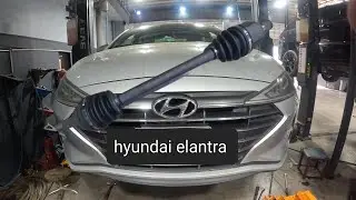 замена оси ШРУС (приводной вал) .. hyundai elantra 2017 - 2019 