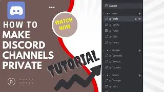 ༊·˚ How to make discord channels private | Pinky