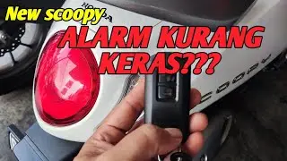 CARA SETTING VOLUME ALARM SCOOPY 2024