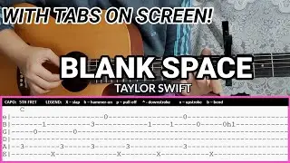 blank space fingerstyle tabs - abz collado | taylor swift