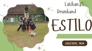 Latihan drumband Estilo menyambut Dirgahayu RI yang ke 78