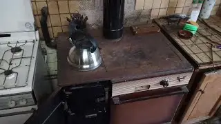 Chauffage central au bois grâce à une cuisinière à bois bouilleur