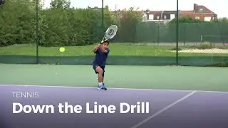 Down the Line Drill | Tennis