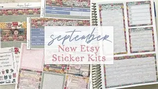 September Sticker Releases | NEW Dashboard Stickers! | Planner & Budget Stickers