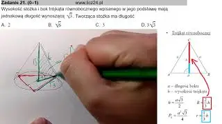 arkusz 1 [zad 21] tworząca stożka