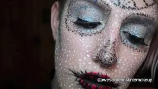 1 Minute Pointillism Sugar Skull