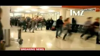 Los Angeles airport shooting Footage