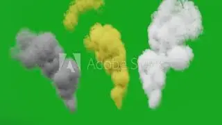 3D fire animation of three colorful burning flames on isolated green screen background in ultra