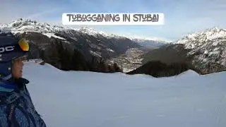 Tobogganing in Elfer in the Stubai Alps