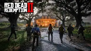 RDR2 - Attacking the Braithwaite Manor (Full Mission) PC
