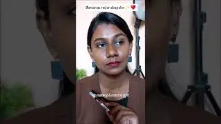 RED ❌️ MAROON ✅️ lipstick for deep/brown skin 