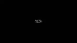 NO ADS! 1 Hour Black Screen Countdown