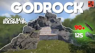 RUST - GOD ROCK Bunker Base Design - New 2024 Rock Base Design