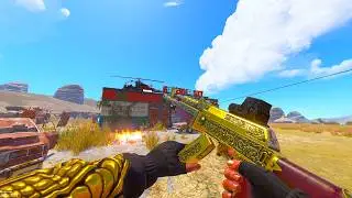 How a 60,000 Hour Group Plays FORCE WIPE VS 800 Pop - Rust